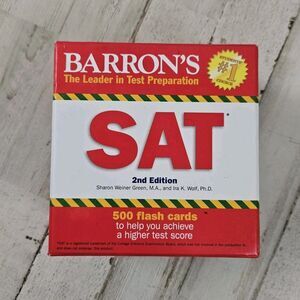 Barron's SAT Flash Cards, 2nd Edition by Sharon Weiner Green and Ira K. Wolf...